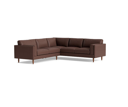 Benchmade Modern Skinny Fat Leather Corner Sectional 95 X 95