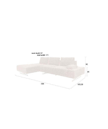 Dutchbone Shelly Sofa Left