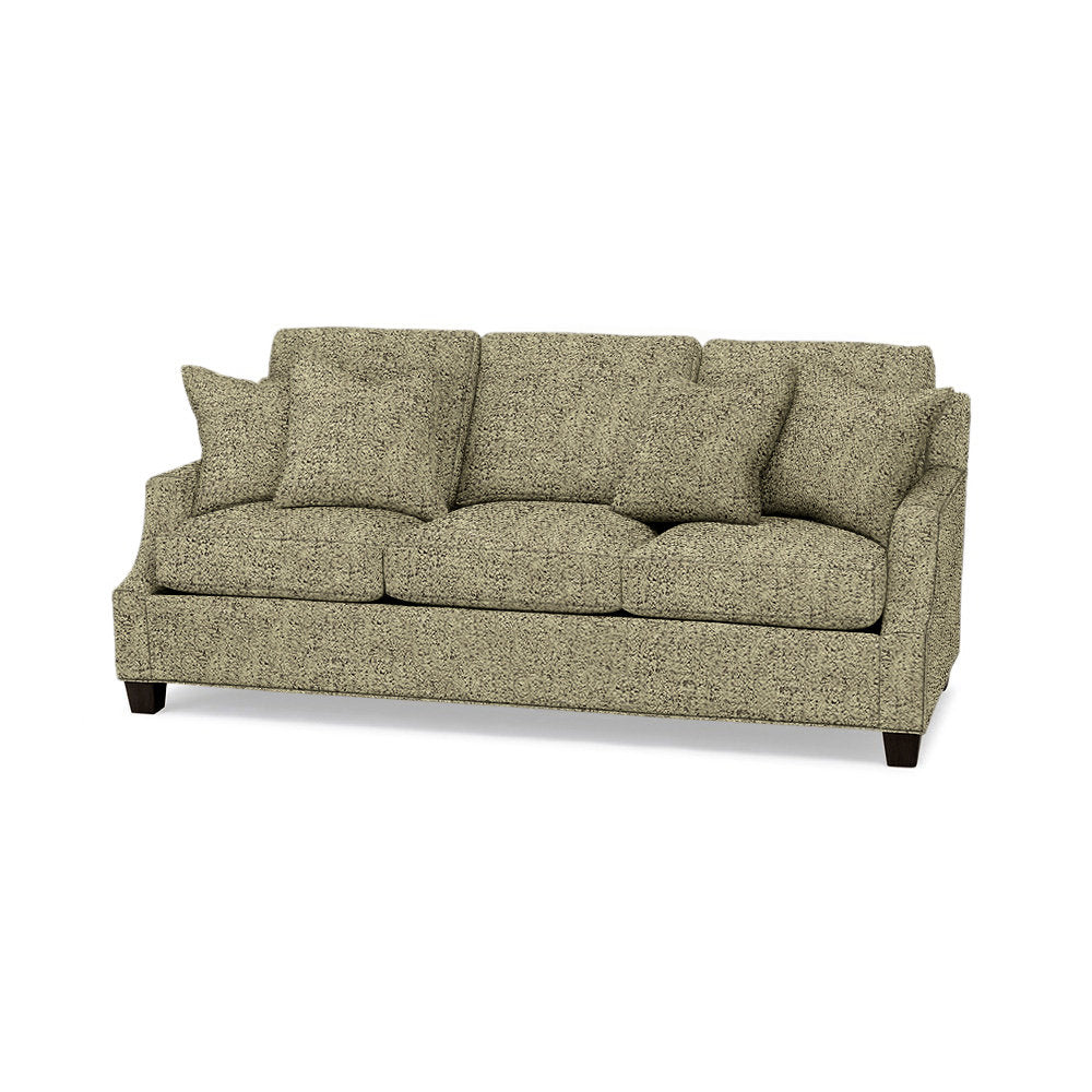 Massoud Furniture 85 Recessed Arm Sofa