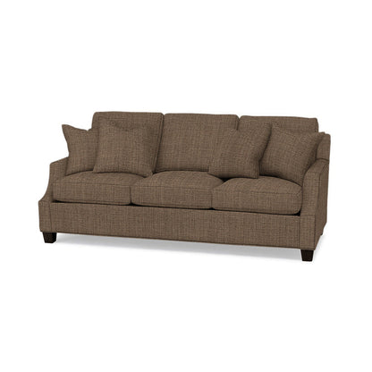 Massoud Furniture 85 Recessed Arm Sofa