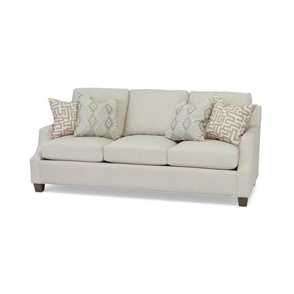 Massoud Furniture 85 Recessed Arm Sofa