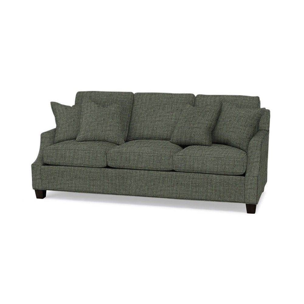Massoud Furniture 85 Recessed Arm Sofa
