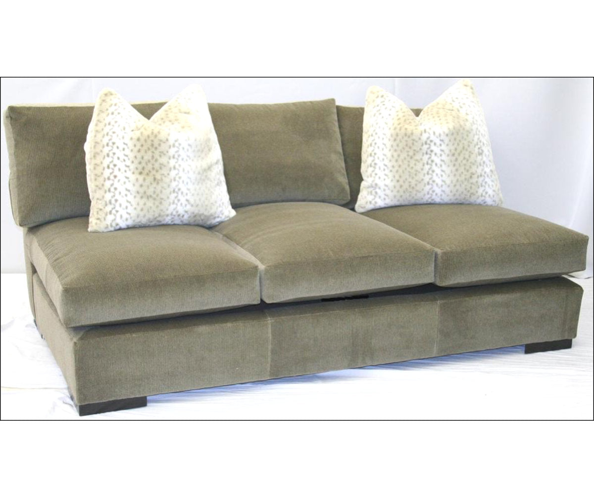 Old Hickory Tannery Armless Sofa