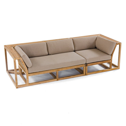 Westminster Teak 77 Sunbrella Sofa With Reversible Cushions