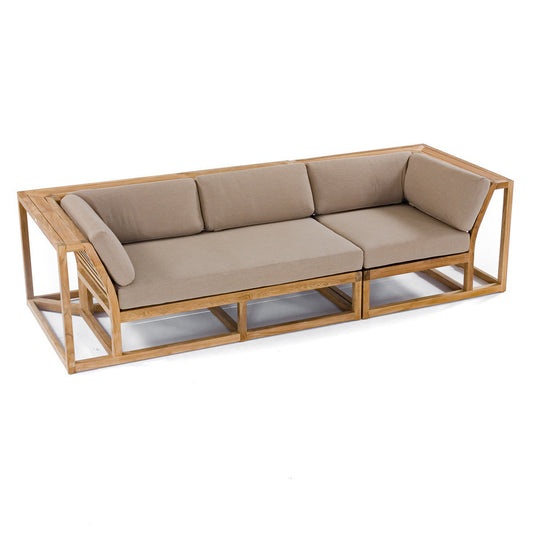 Westminster Teak 77 Sunbrella Sofa With Reversible Cushions