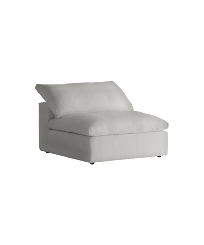 Sofa Linen Chair with Ottoman