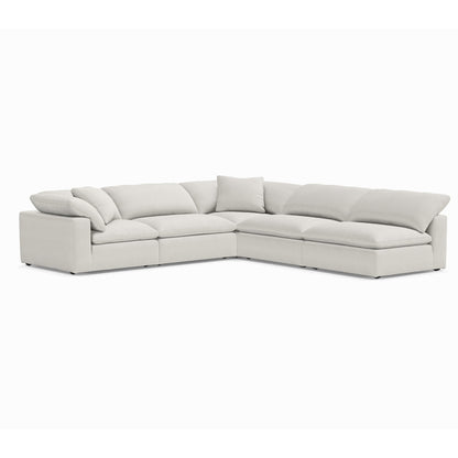 Sofa Linen Chair with Ottoman