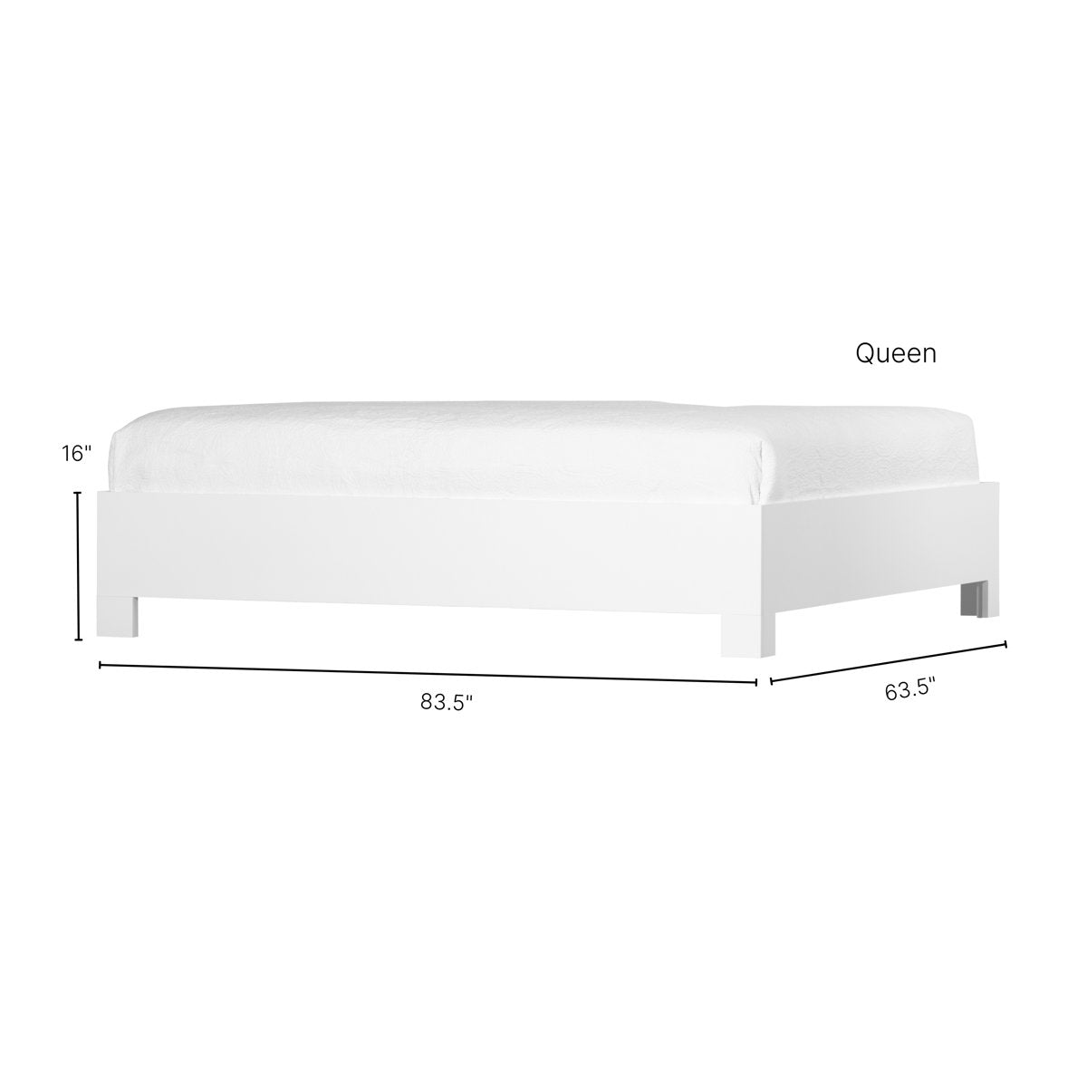 David Francis Furniture Solana Platform Bed