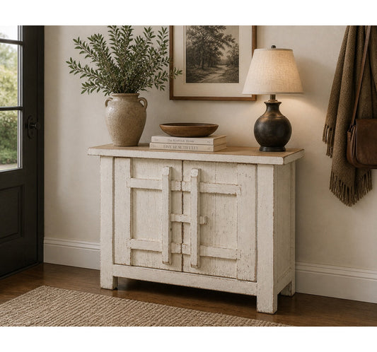 Solid Wood Accent Cabinet