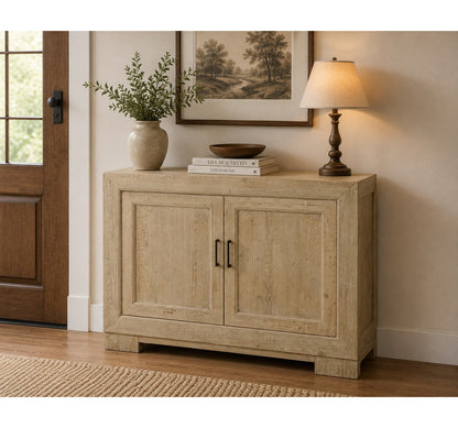 Solid Wood Accent Cabinet