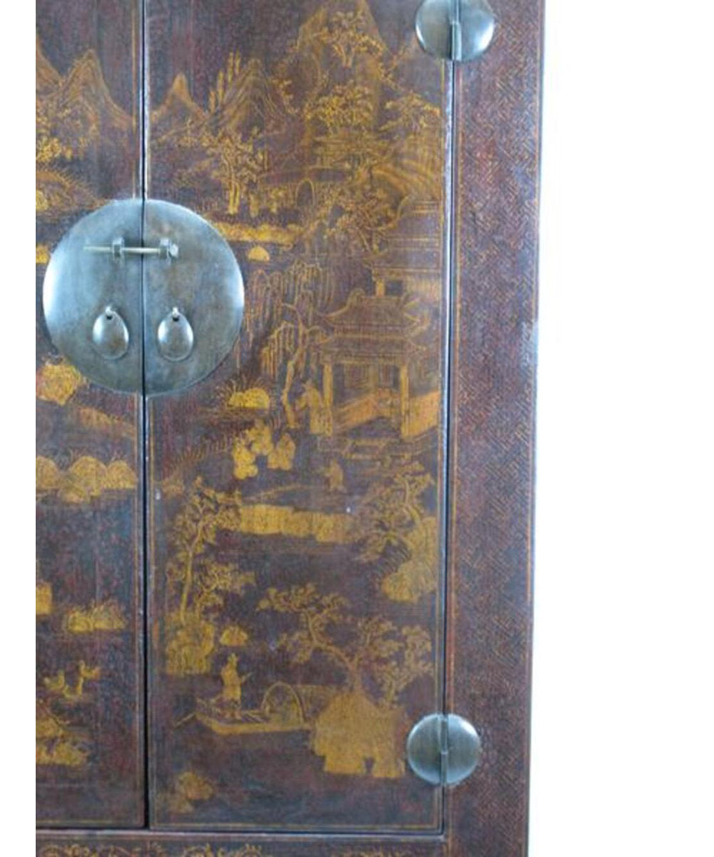 Solid Wood Accent Cabinet