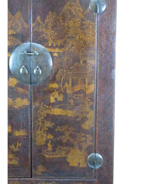 Solid Wood Accent Cabinet