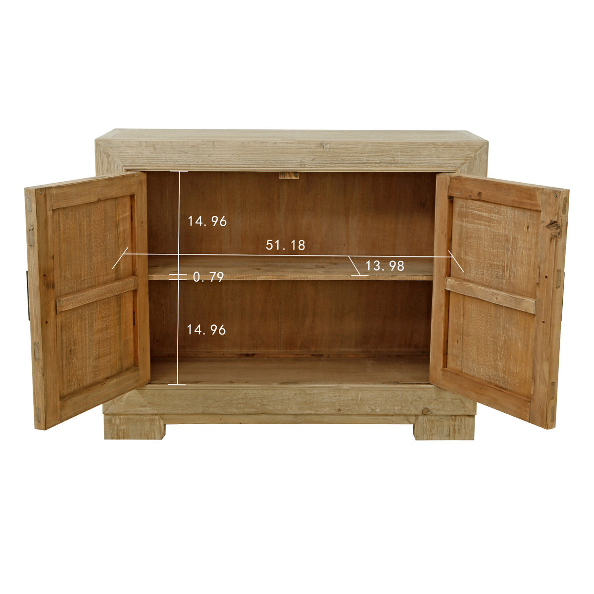 Solid Wood Accent Cabinet