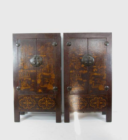Solid Wood Accent Cabinet
