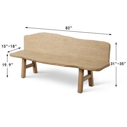 Lilys Living Solid Wood Bench