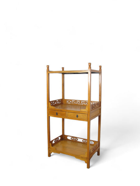 Solid Wood Bookcase (Set of 2)