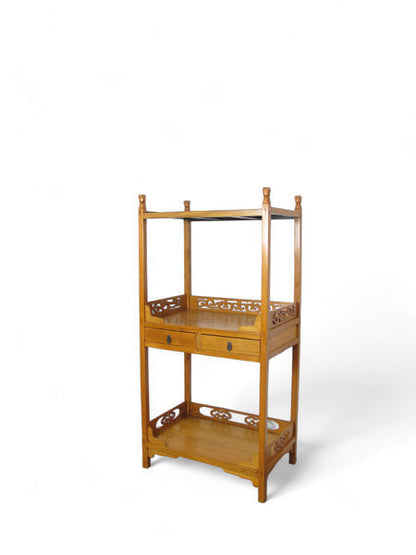 Solid Wood Bookcase (Set of 2)