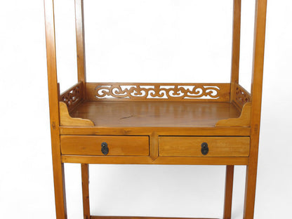 Solid Wood Bookcase (Set of 2)