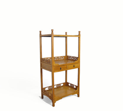 Solid Wood Bookcase (Set of 2)