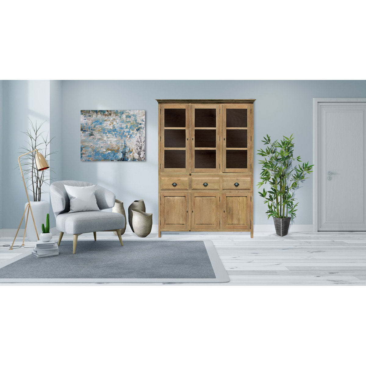 Solid Wood China Cabinet