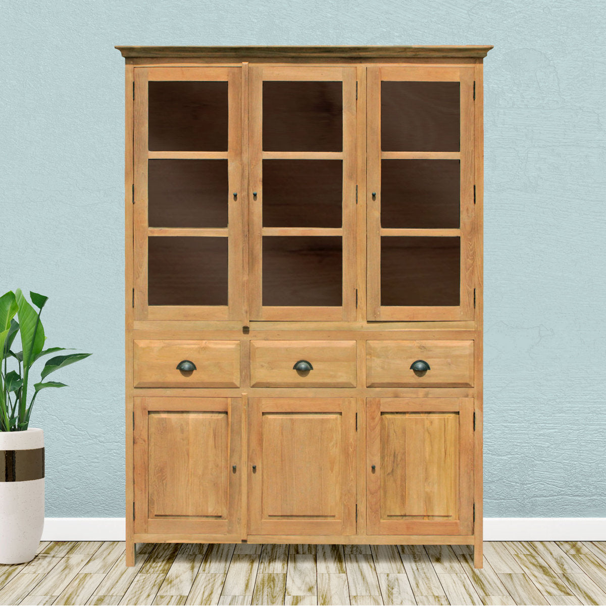 Solid Wood China Cabinet