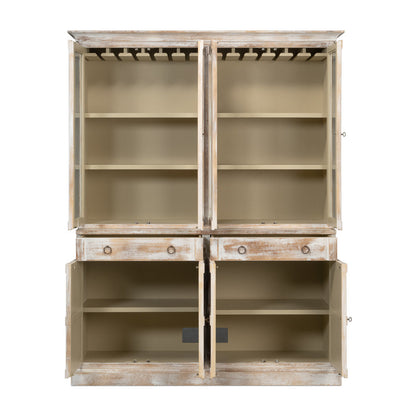 Solid Wood China Cabinet
