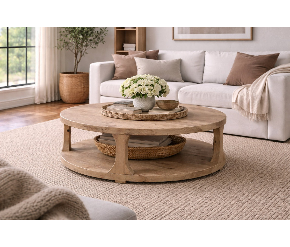 Solid Wood Coffee Table