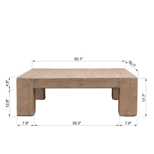 Solid Wood Coffee Table