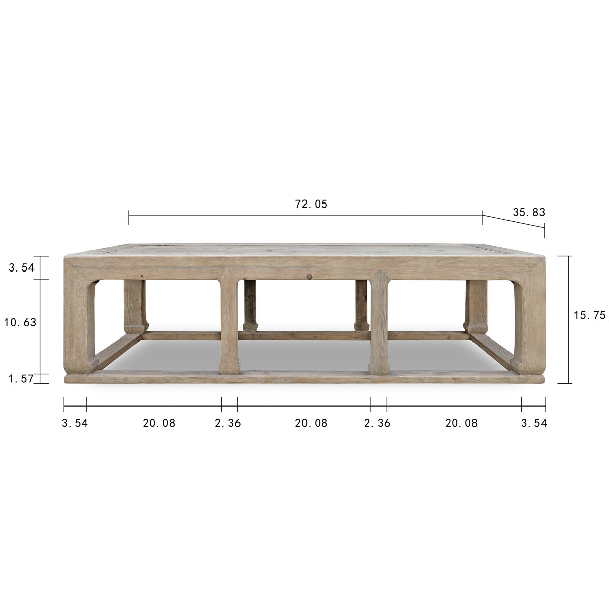 Solid Wood Coffee Table