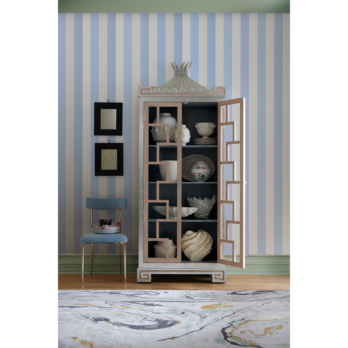 Solid Wood Curio Cabinet
