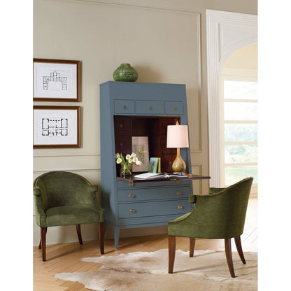 Solid Wood Secretary Desk