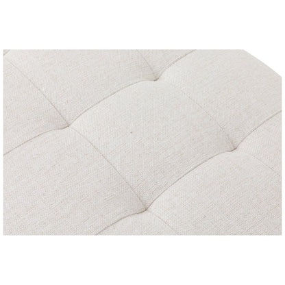 Soren Leather Rectangular Ottoman