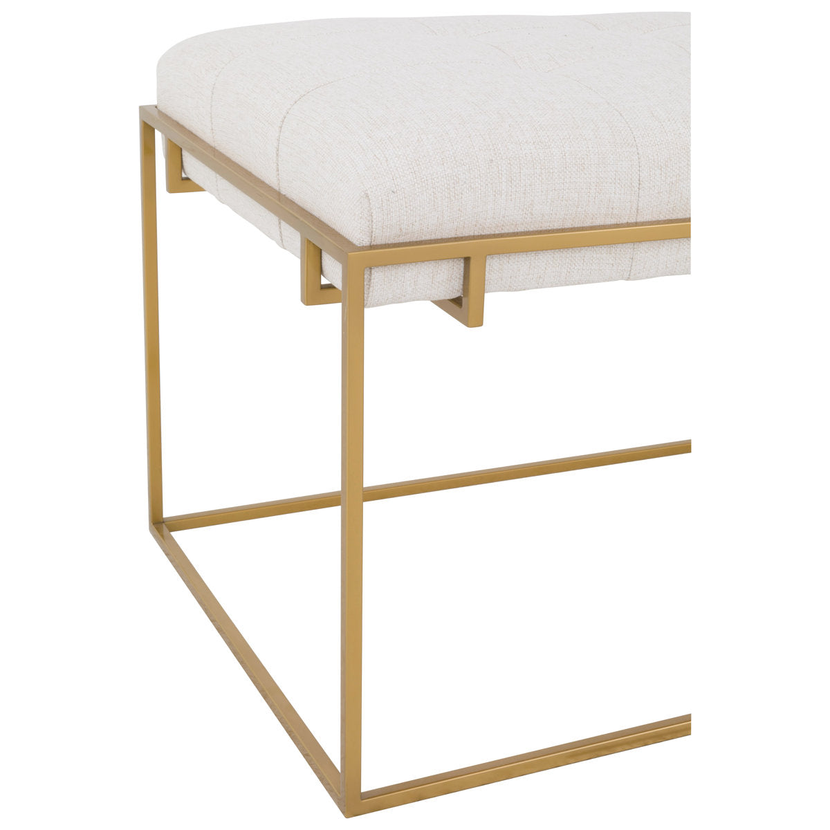 Soren Leather Rectangular Ottoman