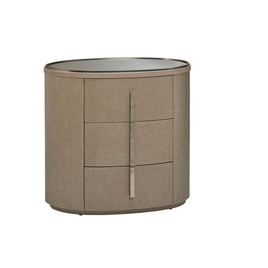 Sovereign 3 - Drawer Solid Wood Nightstand
