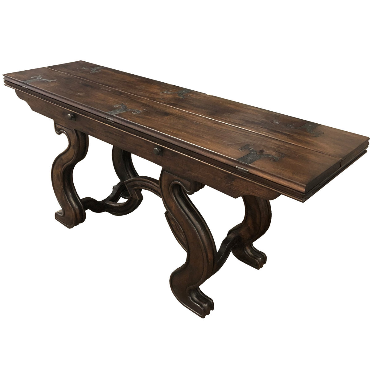Spanish Folding Console/Dining Solid Wood Table