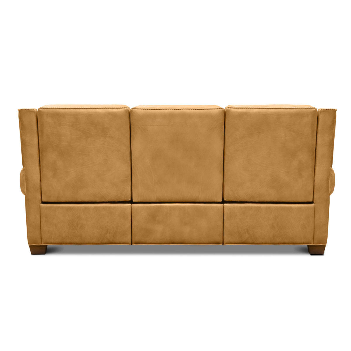 Eleanor Rigby Spencer 96 Genuine Leather Square Arm Reclining Sofa