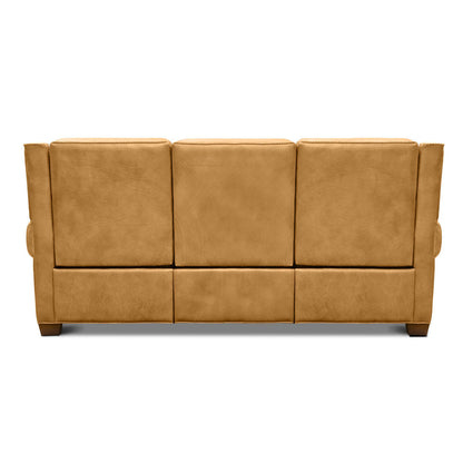 Eleanor Rigby Spencer 96 Genuine Leather Square Arm Reclining Sofa
