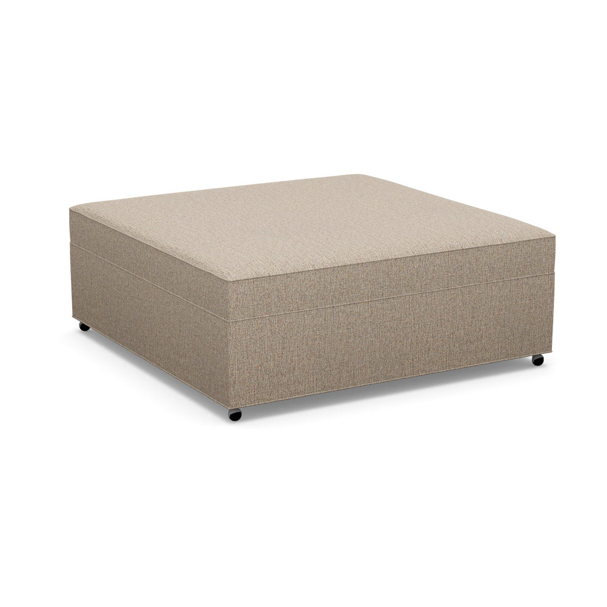 Paul Robert 48 Wide Square Cocktail Ottoman With Casters