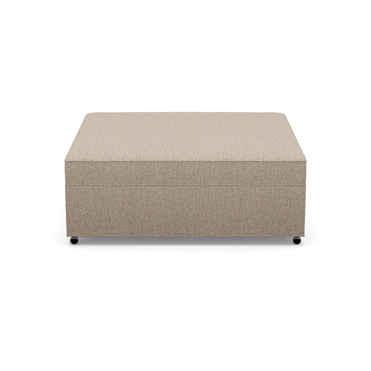Paul Robert 48 Wide Square Cocktail Ottoman With Casters