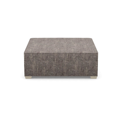 Paul Robert 48 Wide Square Cocktail Ottoman With Tapered Foot