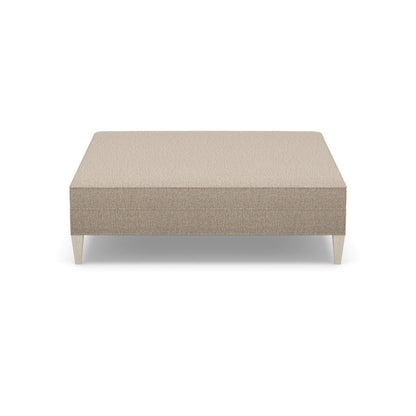 Paul Robert 60 Wide Square Standard Ottoman With Tapered Leg