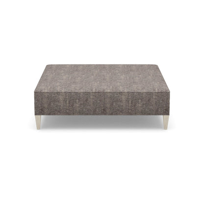 Paul Robert 60 Wide Square Standard Ottoman With Tapered Leg
