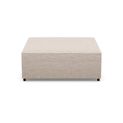 Paul Robert 54 Wide Square Standard Ottoman With Casters