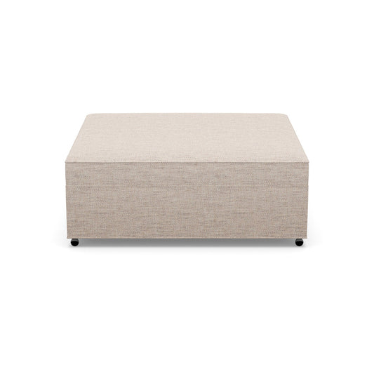 Paul Robert 54 Wide Square Standard Ottoman With Casters