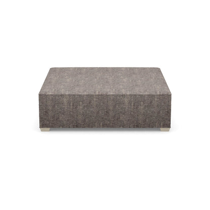 Paul Robert 60 Wide Square Standard Ottoman With Tapered Foot