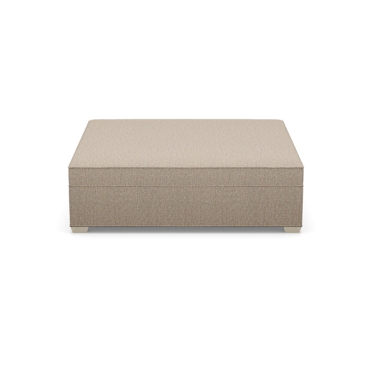 Paul Robert 60 Wide Square Standard Ottoman With Tapered Foot