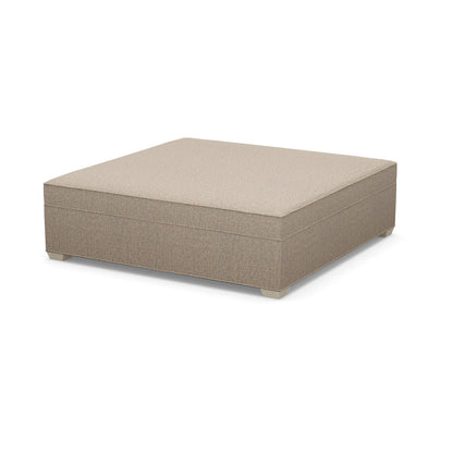 Paul Robert 60 Wide Square Standard Ottoman With Tapered Foot