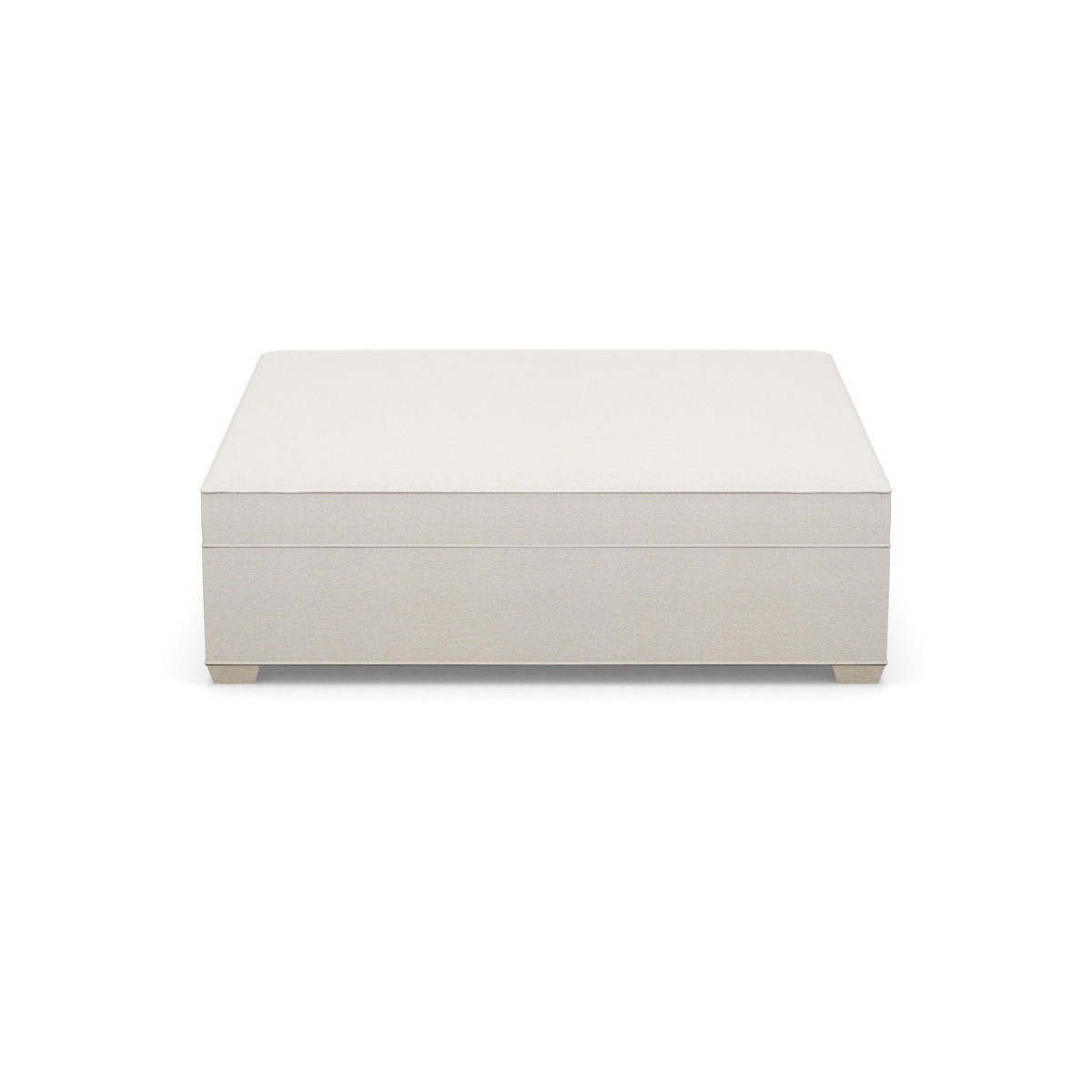 Paul Robert 60 Wide Square Standard Ottoman With Tapered Foot