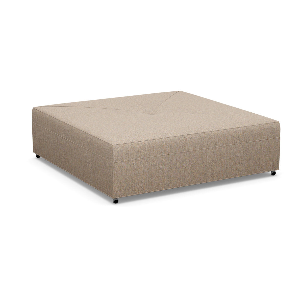 Paul Robert 60 Wide Square Standard Ottoman With Caster