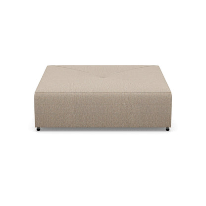 Paul Robert 60 Wide Square Standard Ottoman With Caster